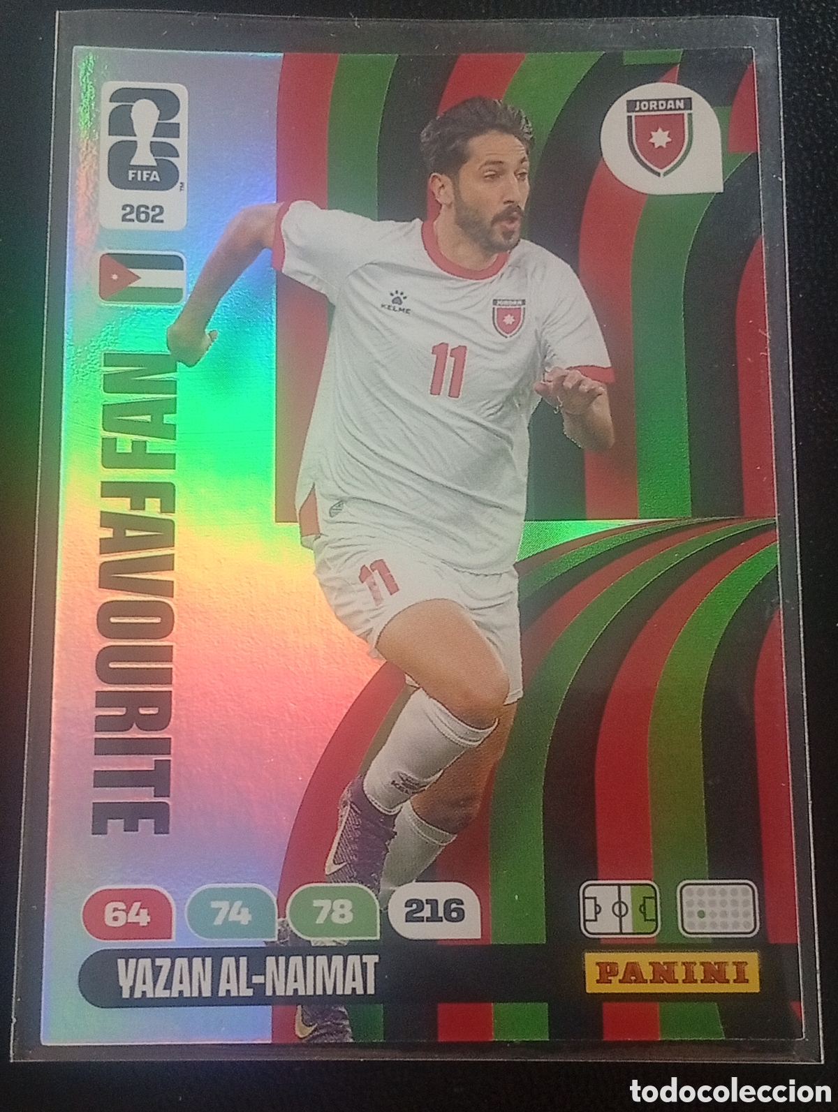Cromos de f&uacute;tbol: 262 NAIMAT JORDAN JORDANIA ADRENALYN WORLD CUP 2026 MUNDIAL FUTBOL CROMO CARD
