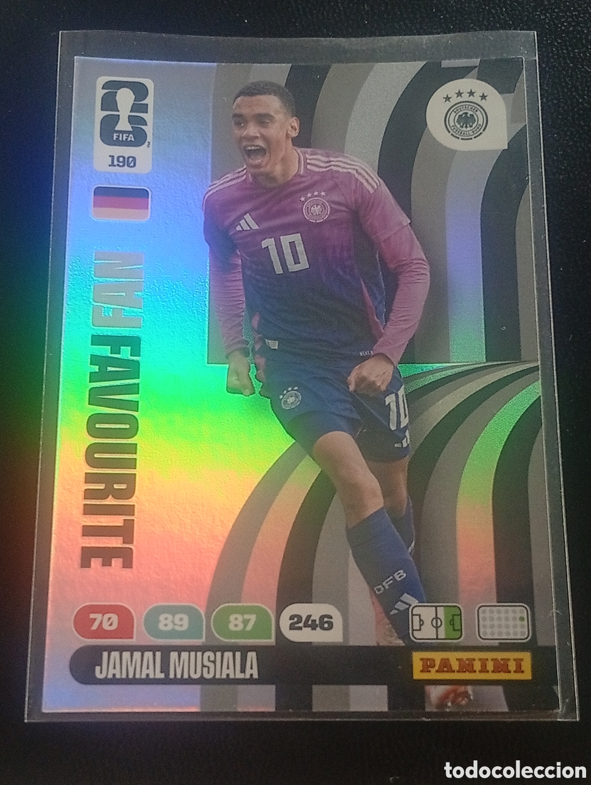 Cromos de f&uacute;tbol: 190 Musiala ALEMANIA GERMANY ADRENALYN WORLD CUP 2026 MUNDIAL FUTBOL CROMO CARD