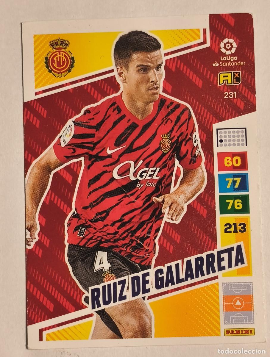 Cromos de f&uacute;tbol: ADRENALYN LA LIGA 2022 2023 PANINI - 231 RUIZ DE GALARRETA - REAL MALLORCA