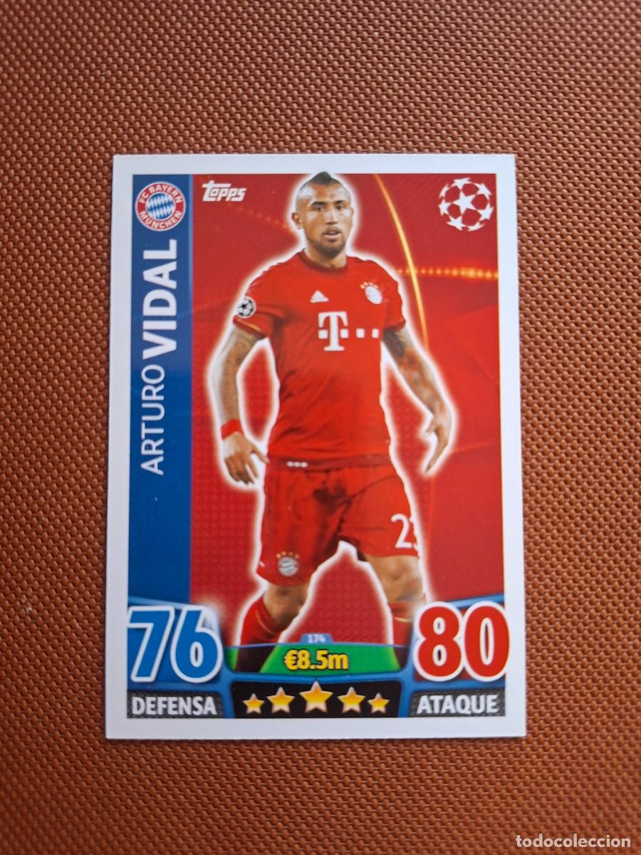 Cromos de f&uacute;tbol: 174 ARTURO VIDAL BAYER MUNICH BAYERN MUNCHEN TOPPS MATCH ATTAX CHAMPIONS 2015 2016 15 16
