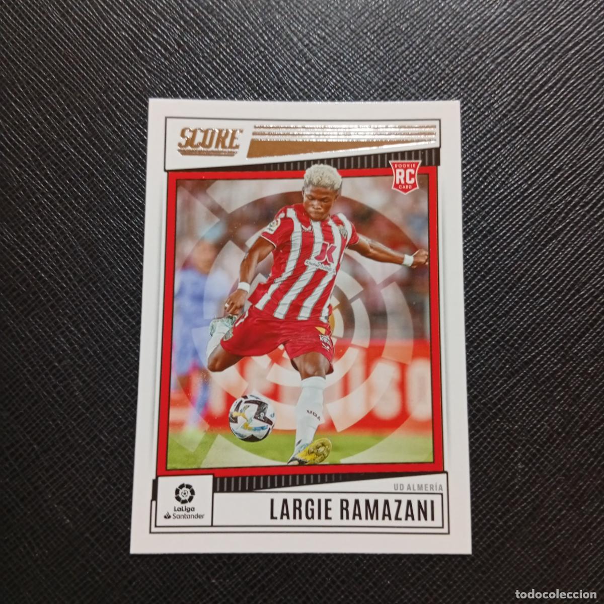 Cromos de f&uacute;tbol: 6 LARGIE RAMAZANI ALMERIA PANINI SCORE LA LIGA 2022 2023 CROMO FUTBOL 22 23 - A203 PG487