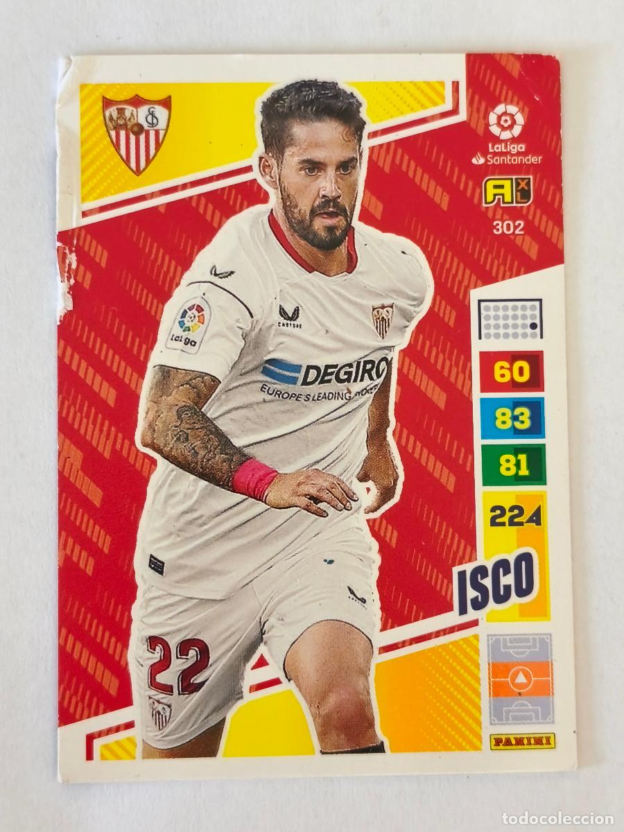 Cromos de f&uacute;tbol: ADRENALYN LA LIGA 2022 2023 PANINI - 302 ISCO - SEVILLA