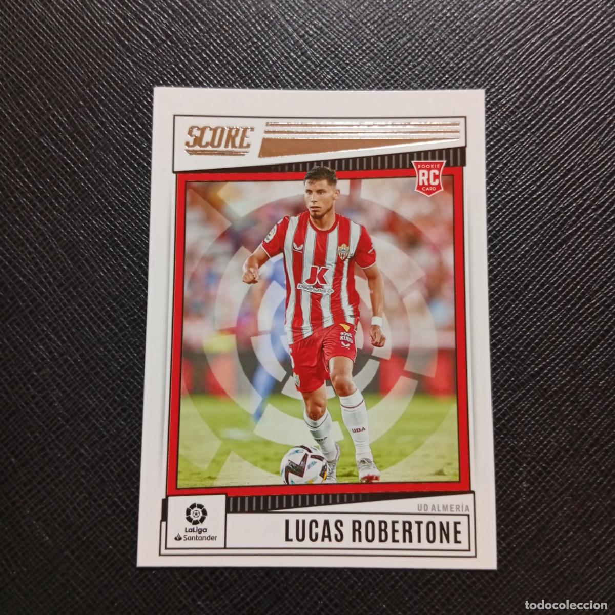 Cromos de f&uacute;tbol: 7 LUCAS ROBERTONE ALMERIA PANINI SCORE LA LIGA 2022 2023 CROMO FUTBOL 22 23 - A203 PG505