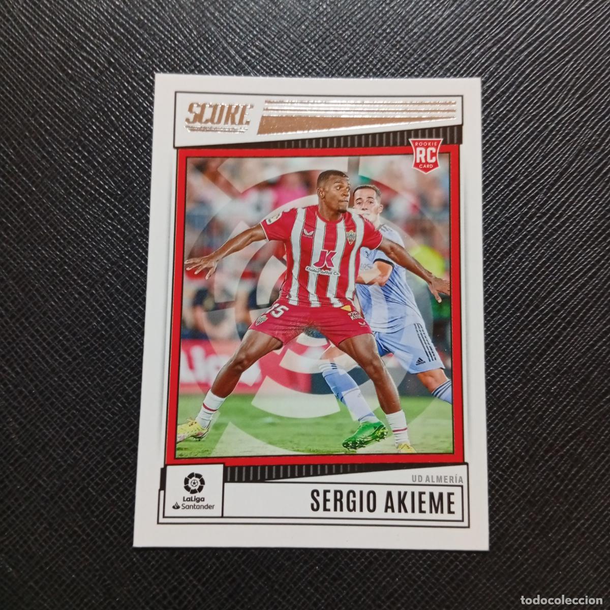 Cromos de f&uacute;tbol: 9 SERGIO AKIEME ALMERIA PANINI SCORE LA LIGA 2022 2023 CROMO FUTBOL 22 23 - A203 PG505