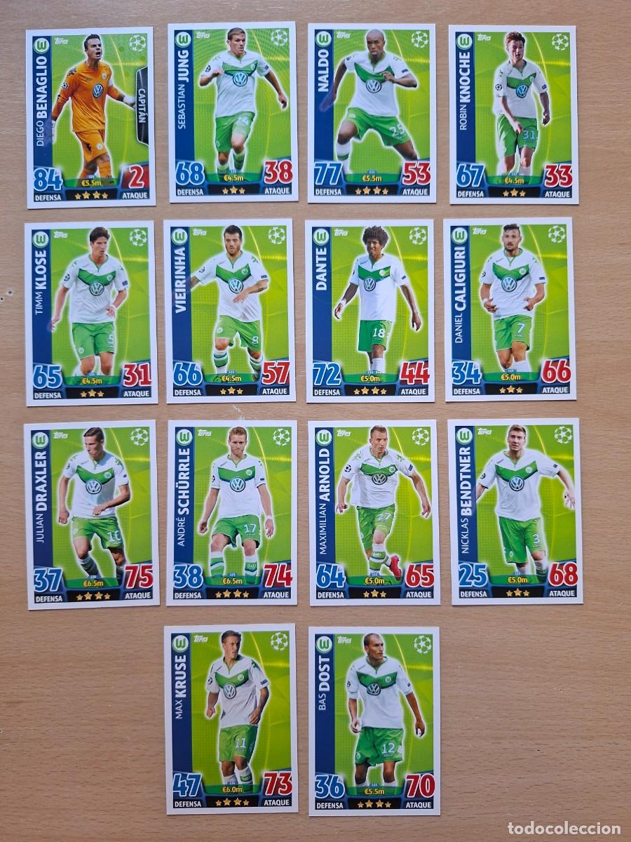 Cromos de f&uacute;tbol: LOTE 14 CROMOS BORUSSIA MONCHENGLADBACH TOPPS MATCH ATTAX CHAMPIONS 2015 2016 15 16 HAZARD XHAKA
