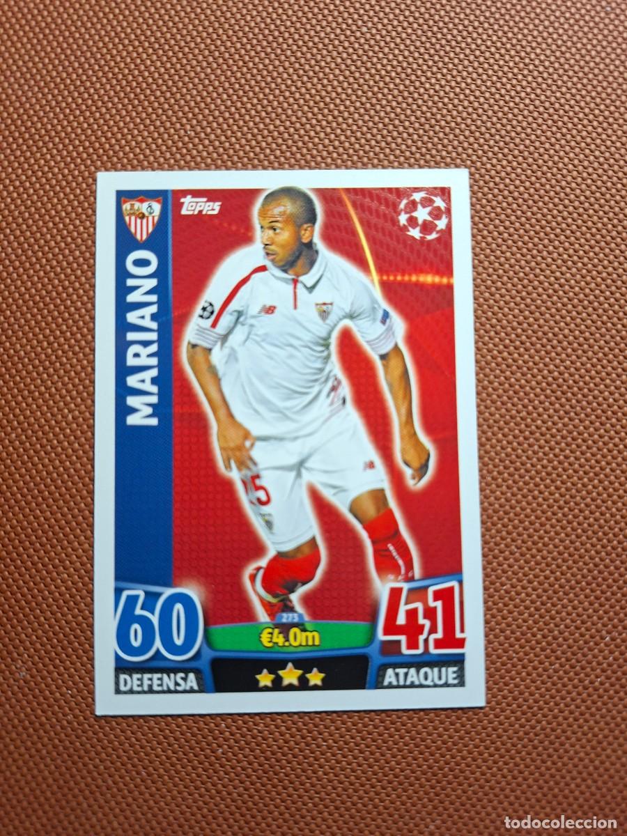 Cromos de f&uacute;tbol: 273 MARIANO SEVILLA TOPPS MATCH ATTAX CHAMPIONS LEAGUE 2015 2016 15 16