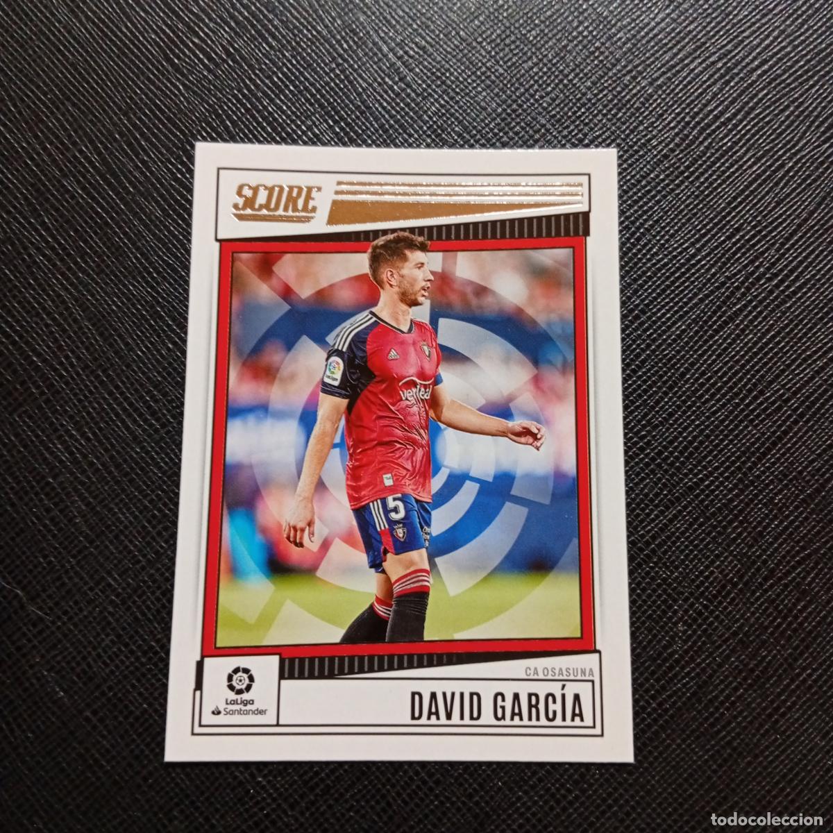 Cromos de f&uacute;tbol: 33 DAVID GARCIA OSASUNA PANINI SCORE LA LIGA 2022 2023 CROMO FUTBOL 22 23 - (MD09/10-4) PG19