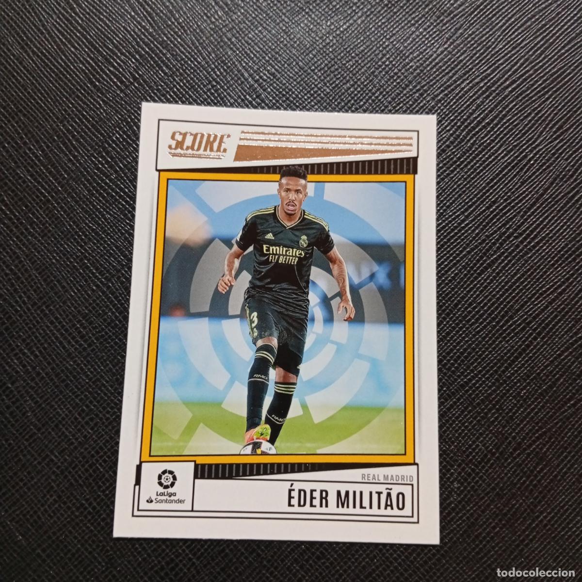 Cromos de f&uacute;tbol: 144 EDER MILITAO REAL MADRID PANINI SCORE LA LIGA 2022 2023 CROMO FUTBOL 22 23 - (MD98/99-1) PG22