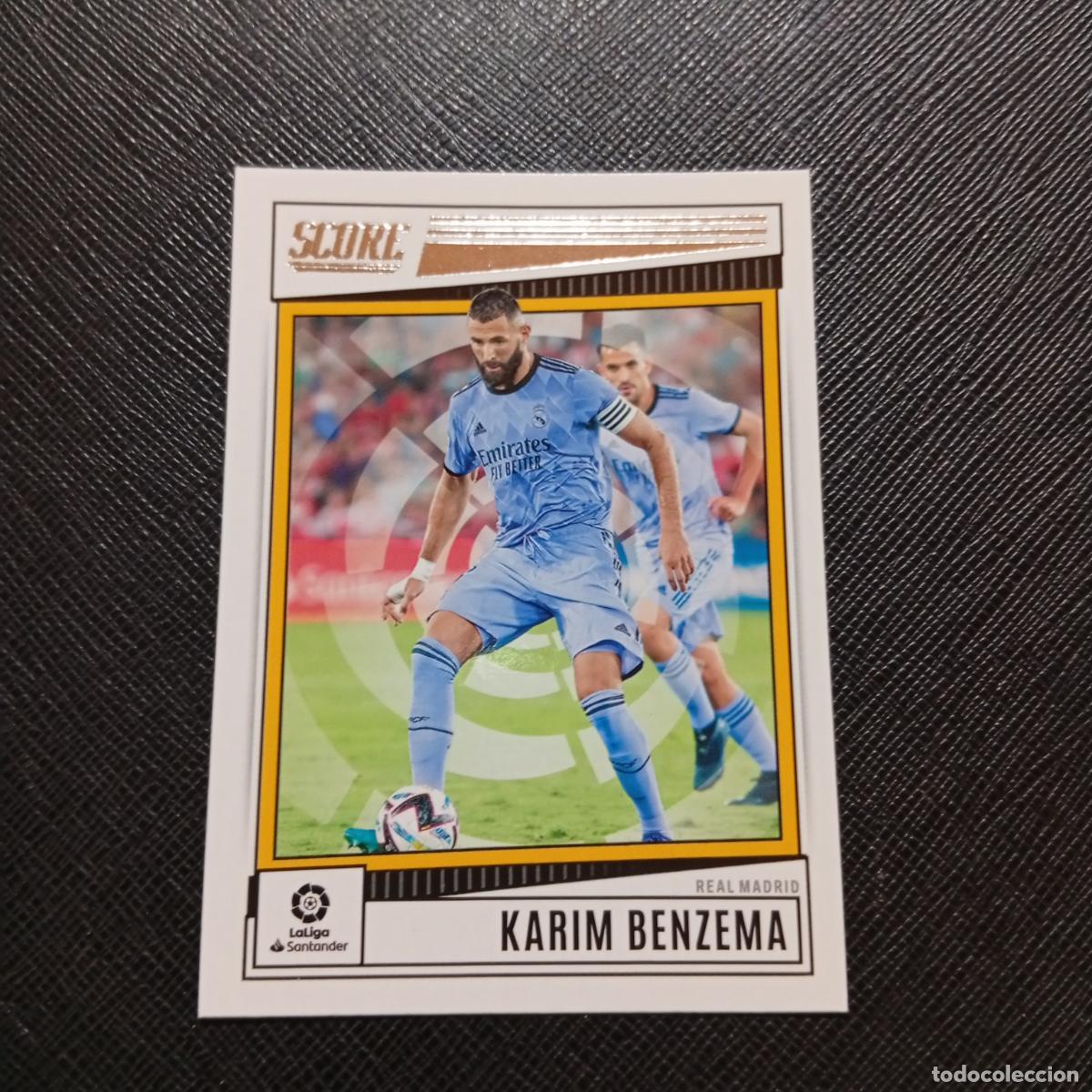 Cromos de f&uacute;tbol: 147 BENZEMA REAL MADRID PANINI SCORE LA LIGA 2022 2023 CROMO FUTBOL 22 23 - (MD98/99-1) PG22