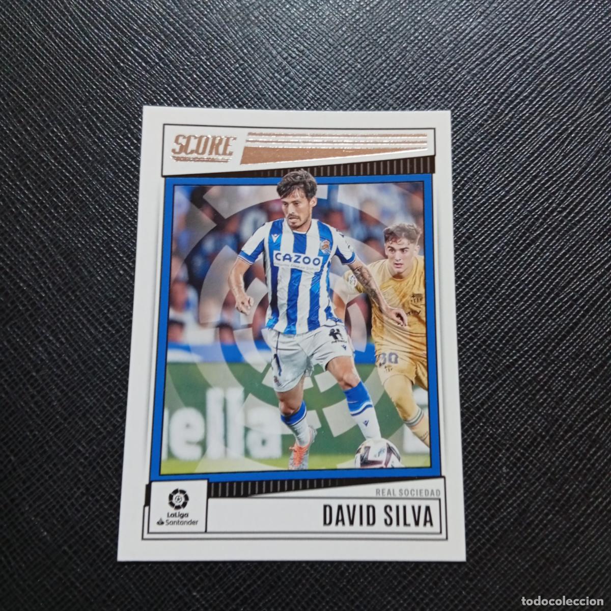 Cromos de f&uacute;tbol: 154 DAVID SILVA REAL SOCIEDAD PANINI SCORE LA LIGA 2022 2023 CROMO FUTBOL 22 23 - (MD98/99-1) PG22