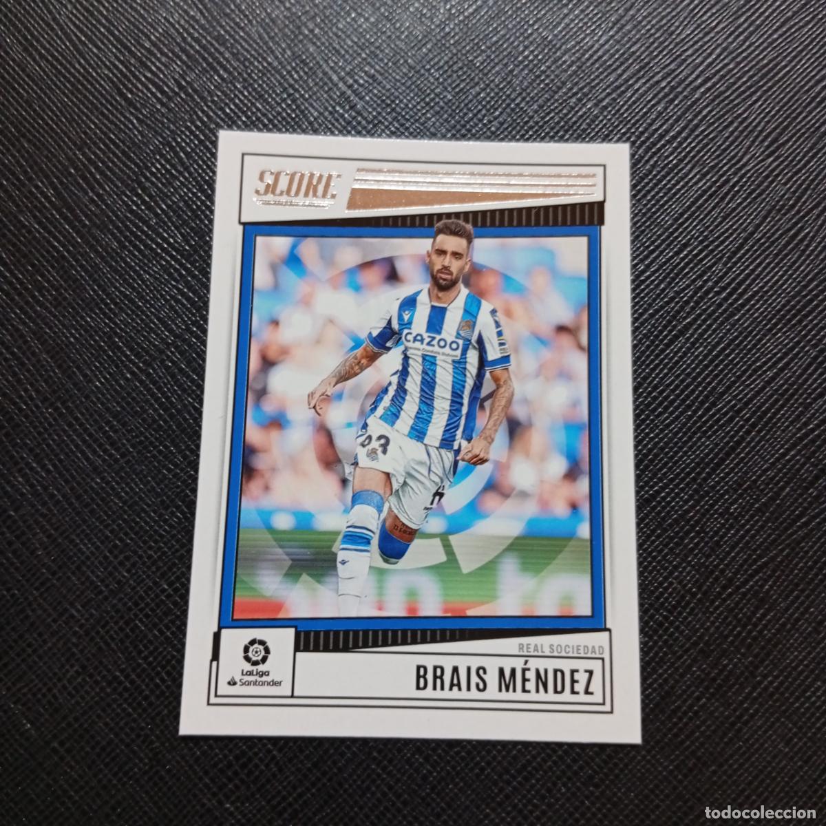 Cromos de f&uacute;tbol: 157 BRAIS MENDEZ REAL SOCIEDAD PANINI SCORE LA LIGA 2022 2023 CROMO FUTBOL 22 23 - (MD98/99-1) PG23