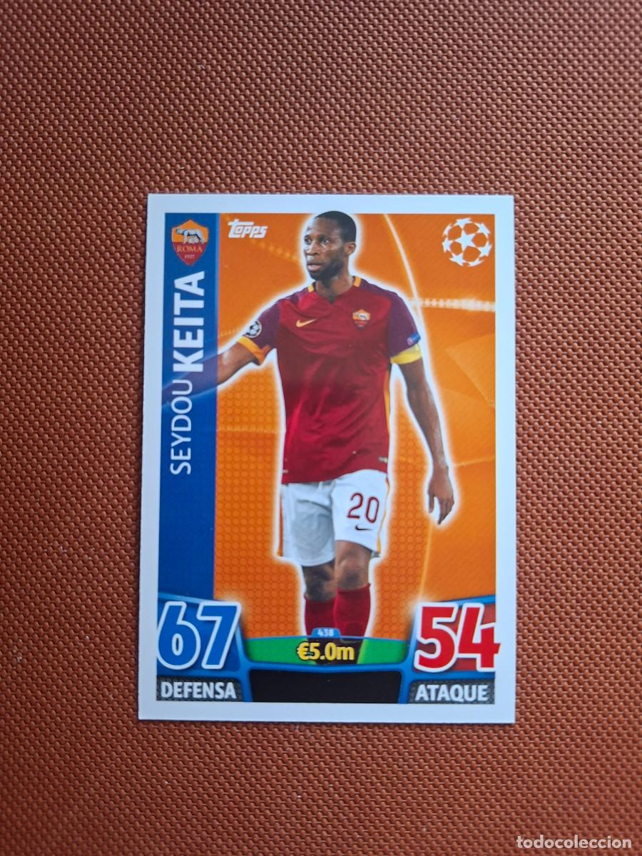 Cromos de f&uacute;tbol: 438 seydou KEITA ROMA TOPPS MATCH ATTAX CHAMPIONS LEAGUE 2015 2016 15 16