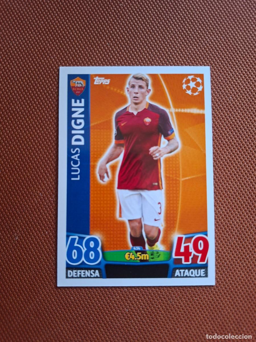 Cromos de f&uacute;tbol: 434 LUCAS DIGNE ROMA TOPPS MATCH ATTAX CHAMPIONS LEAGUE 2015 2016 15 16