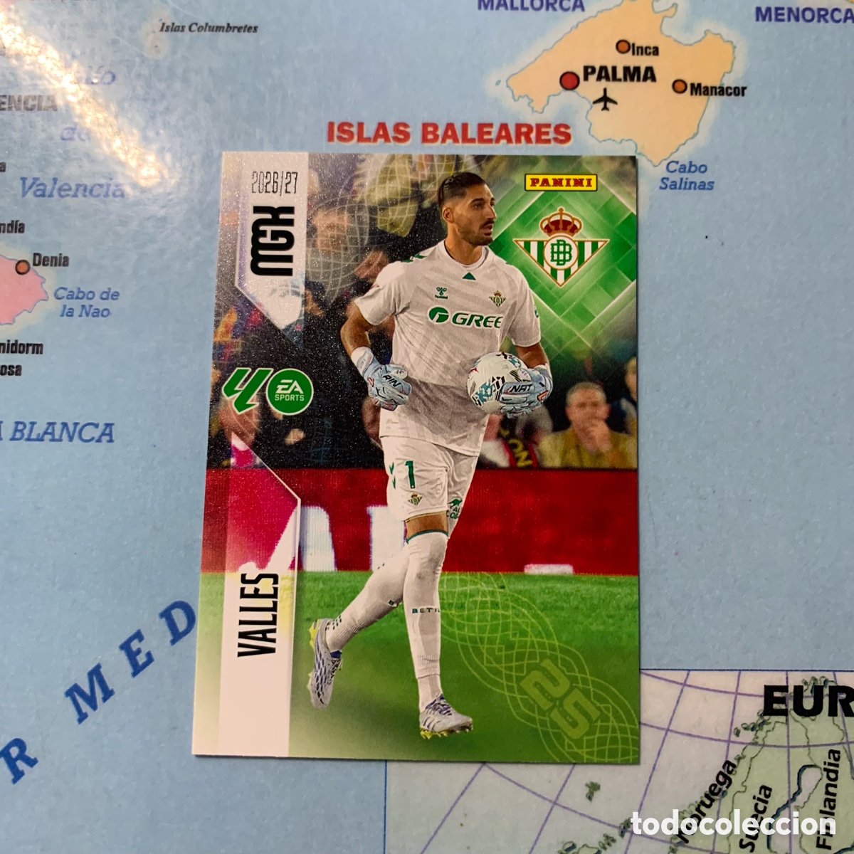 Cromos de f&uacute;tbol: Valles n&uacute;mero 92 del Betis megacracks 26-27 2026-2027