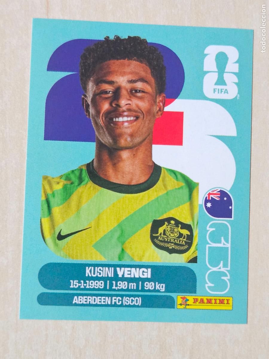 Cromos de f&uacute;tbol: CROMO AUS18 AUS 18 KUSINI VENGI AUSTRALIA - MUNDIAL FIFA WORLD CUP 2026 STICKER PANINI SIN PEGAR