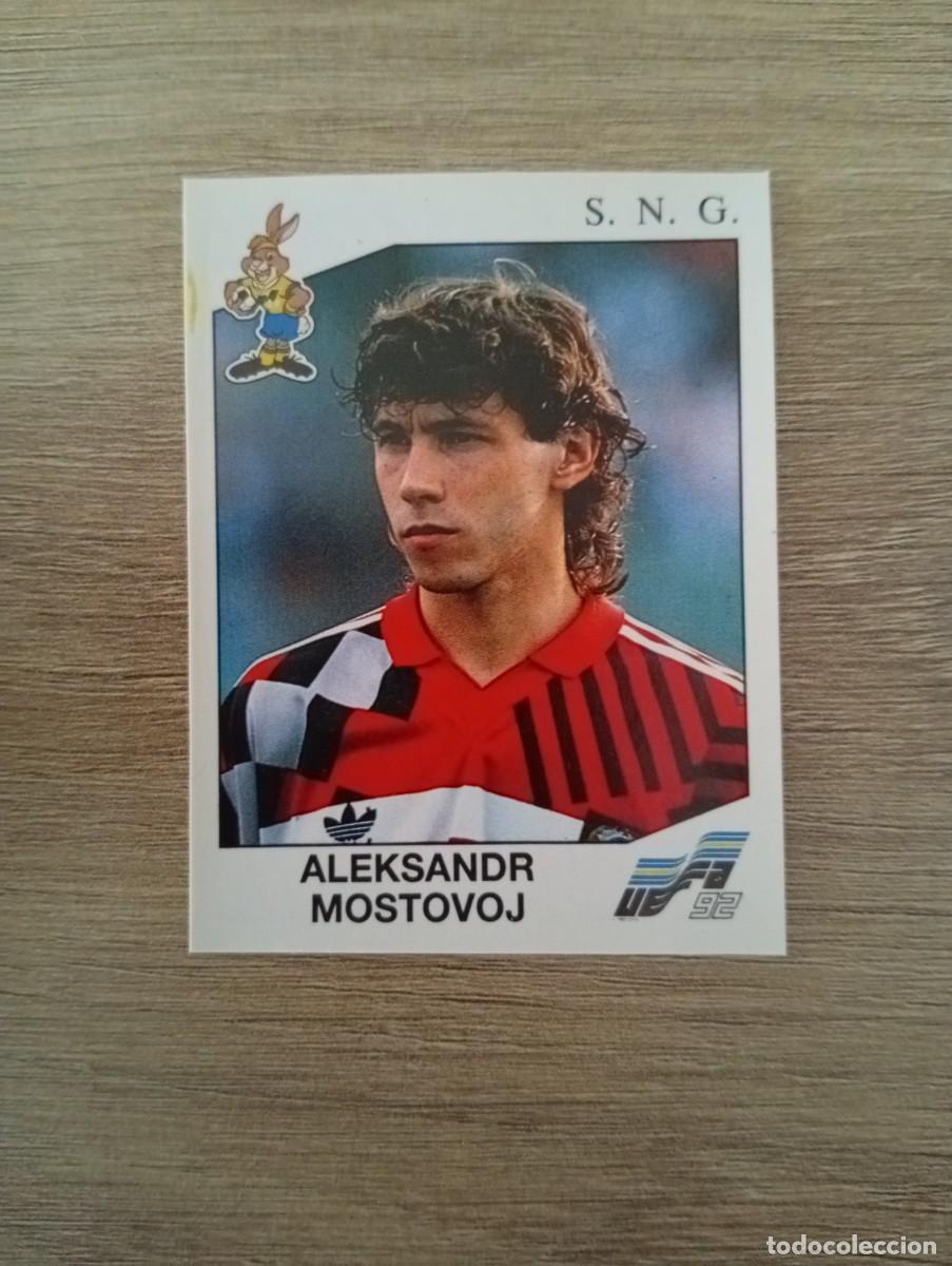 Cromos de Futebol: ALEKSANDR MOSTOVOJ 183 SNG MOSTOVOI PANINI EUROCOPA EURO 1992 92 NUNCA PEGADO SIN PEGAR