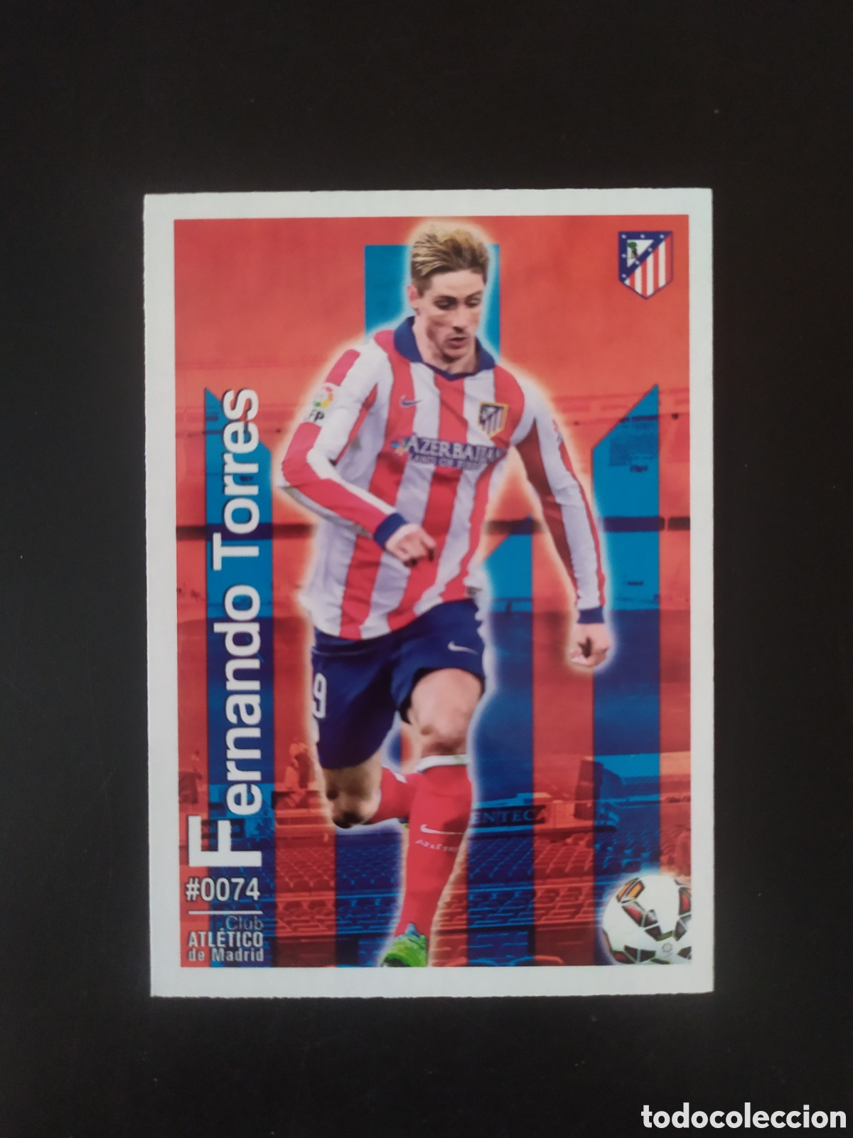 Cromos de f&uacute;tbol: Mundicromo fichas Liga 2015 2016 15 16 Fernando Torres n&deg; 74 Atl&eacute;tico Madrid