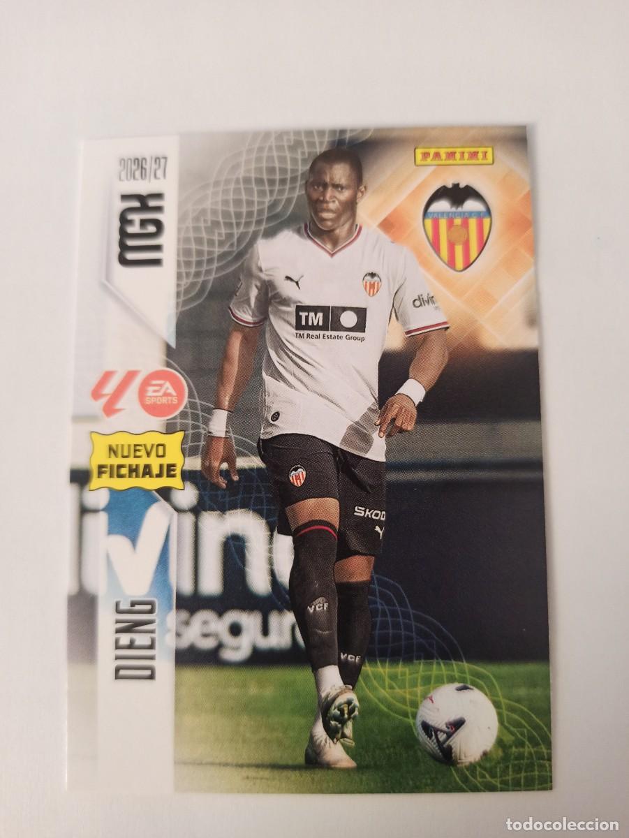 Cromos de f&uacute;tbol: Dieng 487 - Valencia - FICHAJE - 2 &ordf; SEGUNDA EDICI&Oacute;N - MEGACRACKS 2026 2027 - 26 27 MGK