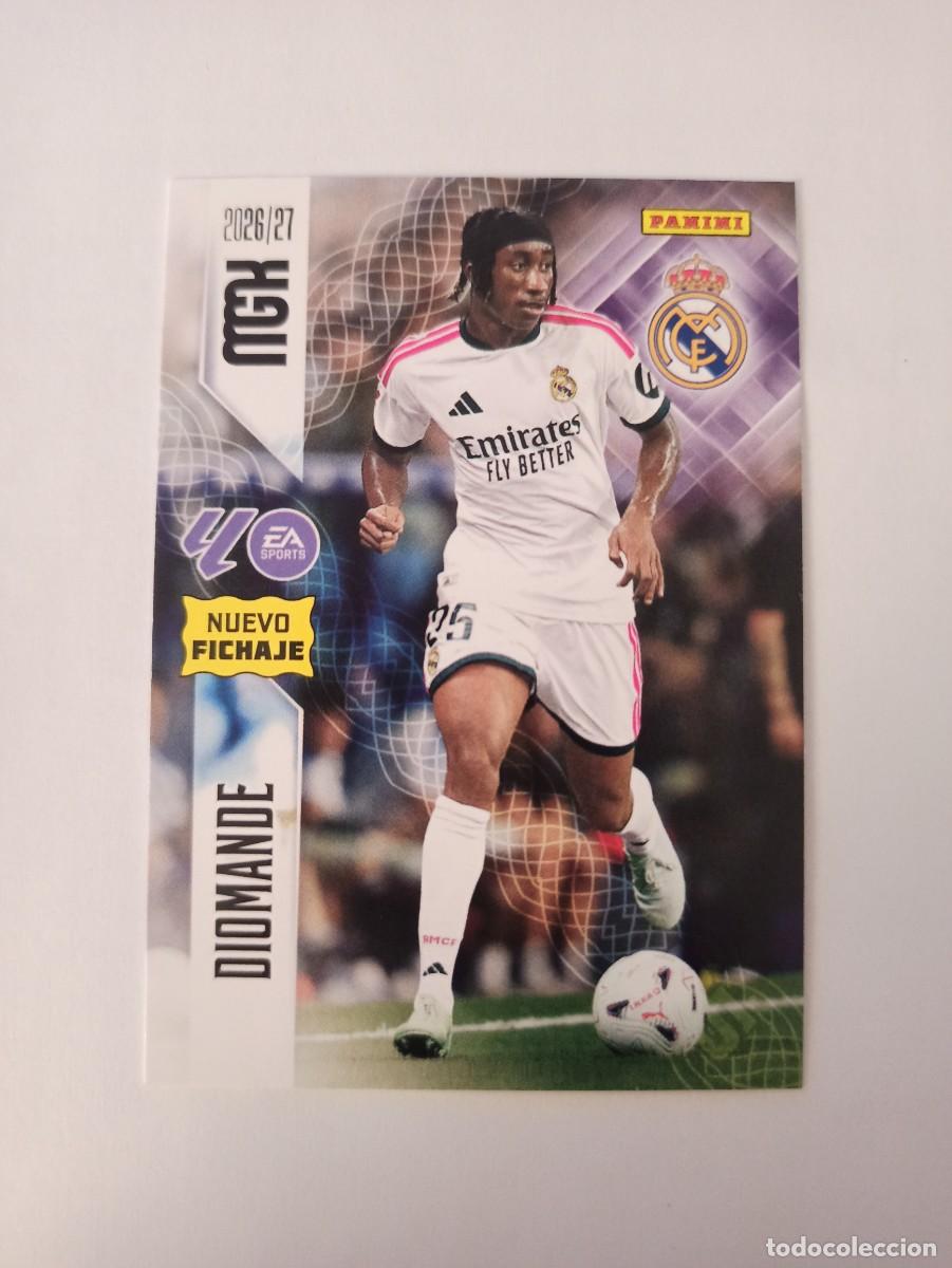 Cromos de f&uacute;tbol: Diomande 478 - R. Madrid - FICHAJE - 2 &ordf; SEGUNDA EDICI&Oacute;N - MEGACRACKS 2026 2027 - 26 27 MGK