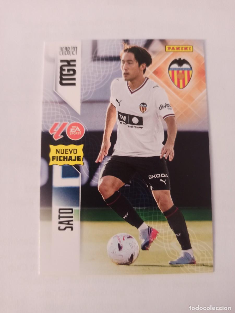 Cromos de f&uacute;tbol: Sato 453 - Valencia - FICHAJE - 2 &ordf; SEGUNDA EDICI&Oacute;N - MEGACRACKS 2026 2027 - 26 27 MGK