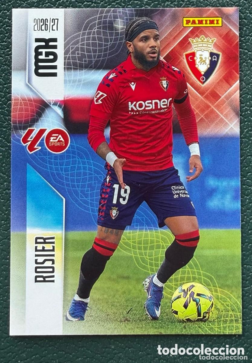 Figurine di Calcio: 256 ROSIER CA OSASUNA FICHAS ALBUM MEGACRACKS 2026 2027 MGK 26 27