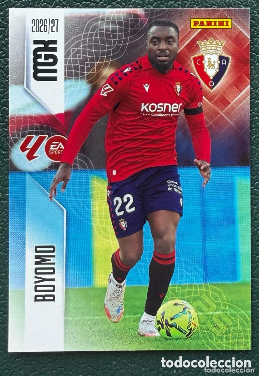 Figurine di Calcio: 257 BOYOMO CA OSASUNA FICHAS ALBUM MEGACRACKS 2026 2027 MGK 26 27