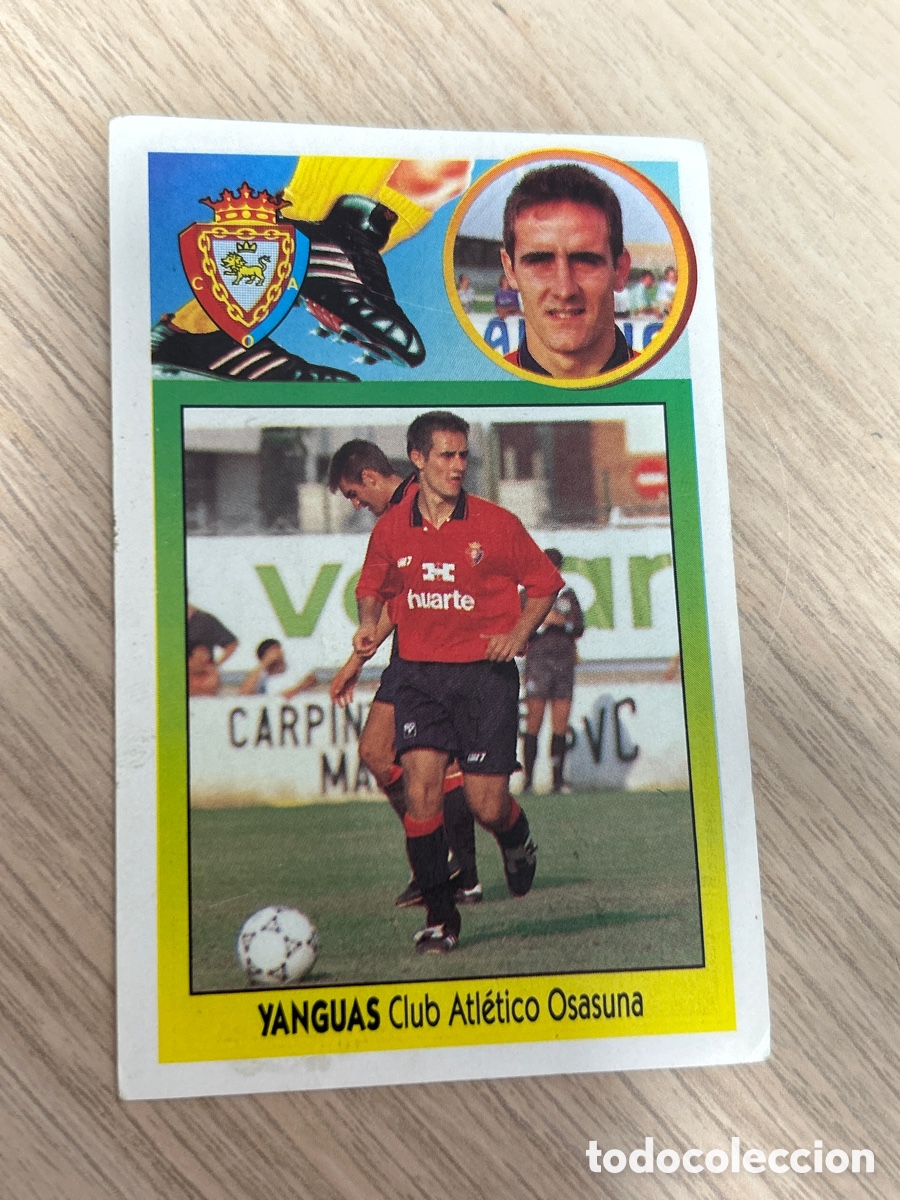 Figurine di Calcio: YANGUAS OSASUNA COLOCA ADHESIVO LIGA ESTE 1993 1994 93 94 NUNCA PEGADO SIN PEGAR