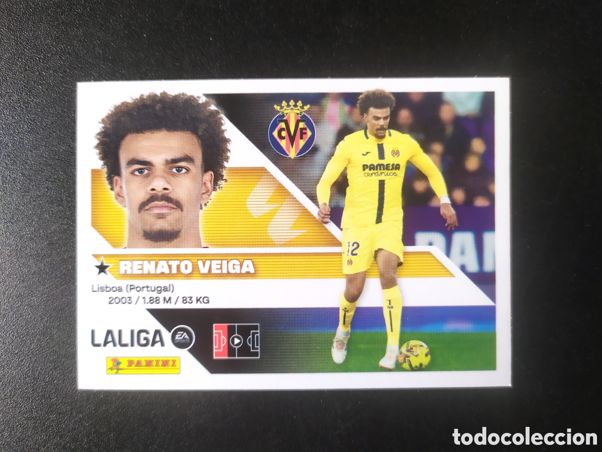 Figurine di Calcio: Liga este 2026 2027 26 27 panini Renato Veiga n&deg; 9 Villarreal