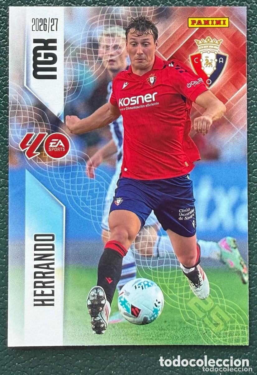Figurine di Calcio: 259 HERRANDO CA OSASUNA FICHAS ALBUM MEGACRACKS 2026 2027 MGK 26 27