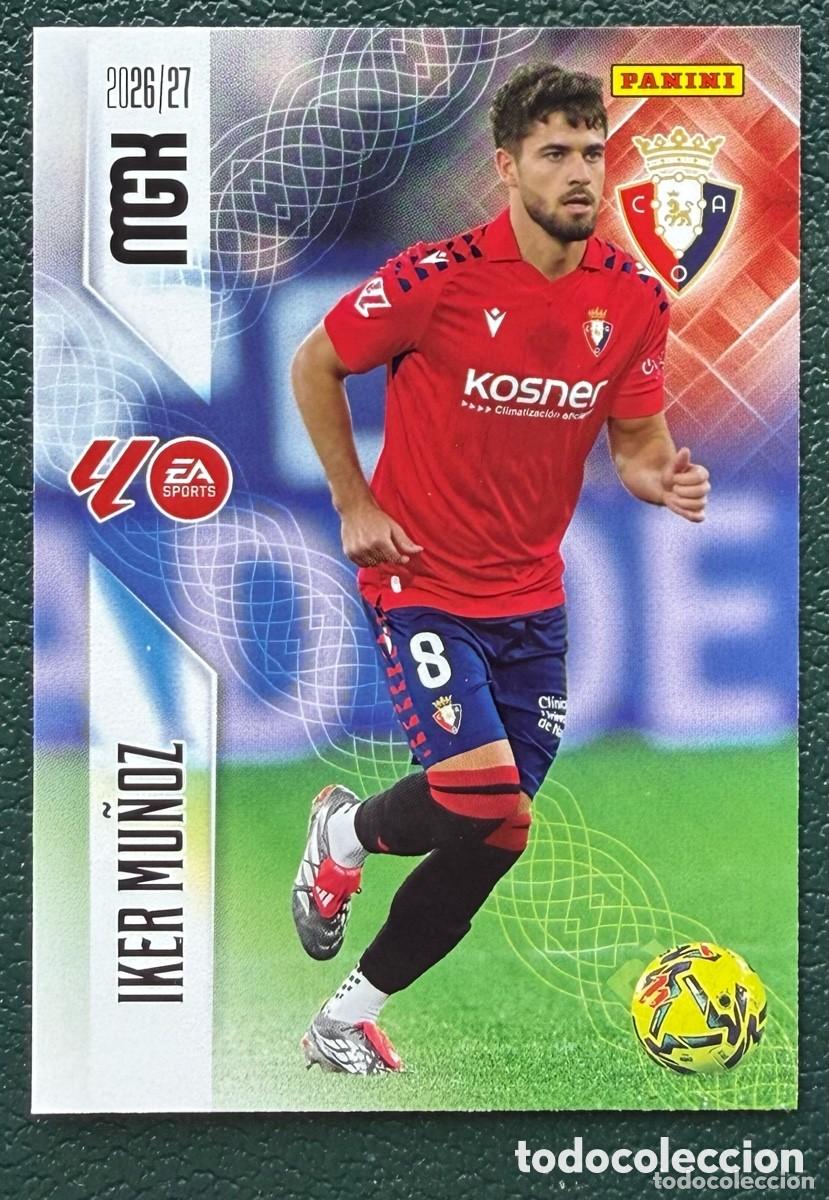 Cromos de f&uacute;tbol: 261 IKER MU&Ntilde;OZ CA OSASUNA FICHAS ALBUM MEGACRACKS 2026 2027 MGK 26 27