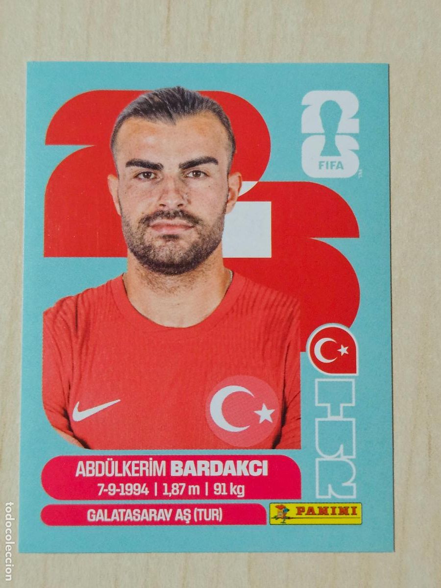 Cromos de f&uacute;tbol: CROMO TUR5 TUR 5 BARBAKCI TURQUIA - MUNDIAL FIFA WORLD CUP 2026 STICKER PANINI SIN PEGAR