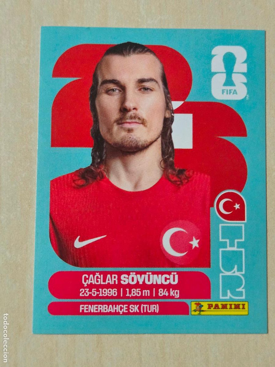 Cromos de f&uacute;tbol: CROMO TUR6 TUR 6 SOVUNCU TURQUIA - MUNDIAL FIFA WORLD CUP 2026 STICKER PANINI SIN PEGAR