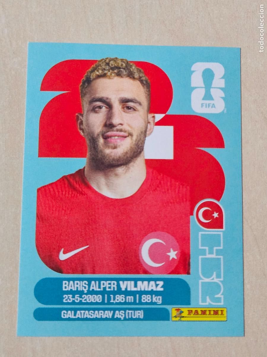 Cromos de f&uacute;tbol: CROMO TUR18 TUR 18 VILMAZ TURQUIA - MUNDIAL FIFA WORLD CUP 2026 STICKER PANINI SIN PEGAR