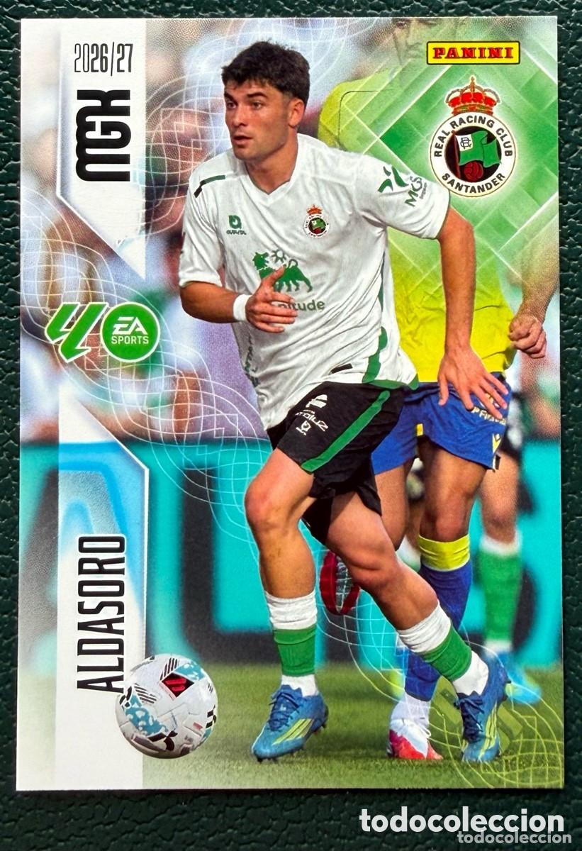 Cromos de f&uacute;tbol: 283 ALDASORO RACING DE SANTANDER FICHAS ALBUM MEGACRACKS 2026 2027 MGK 26 27