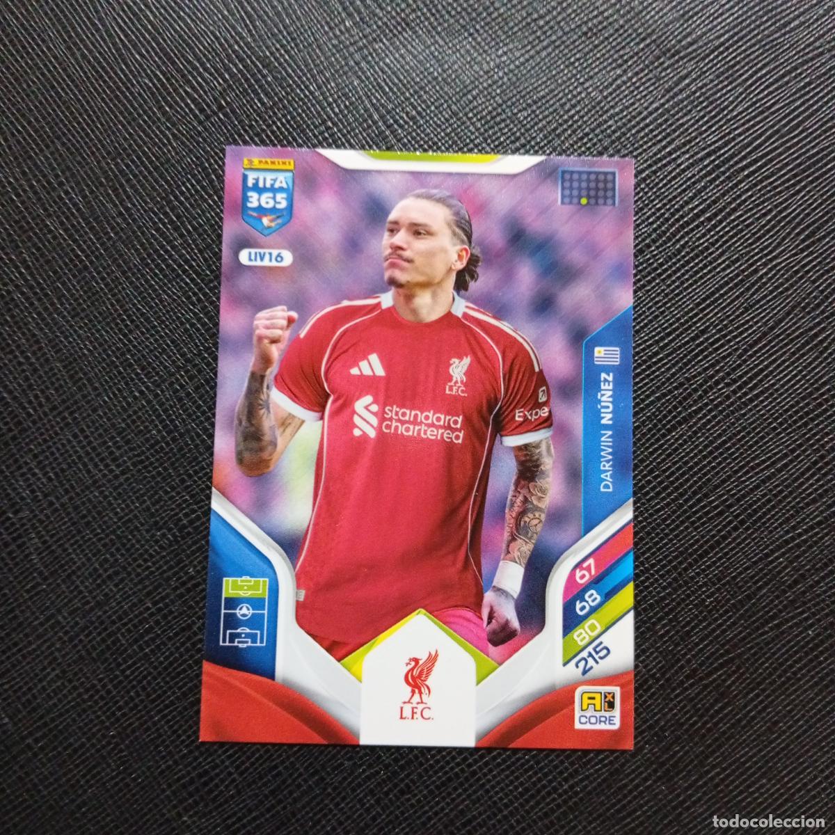 Cromos de f&uacute;tbol: NU&Ntilde;EZ LIVERPOOL ADRENALYN 2025 2026 FIFA 365 CROMO FUTBOL 25 26 - (MD2002-1) PG8