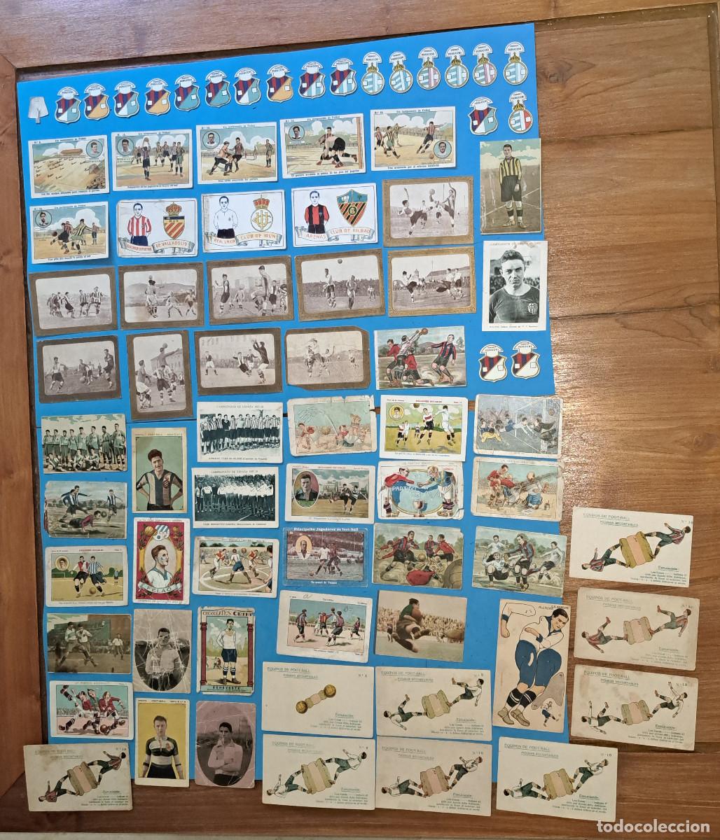 Cromos de f&uacute;tbol: LOTE DE 78 CROMOS DE F&Uacute;TBOL DE LOS A&Ntilde;OS 20/30 - CHOCOLATES AMATLLER / EDUARDO PI y OTROS