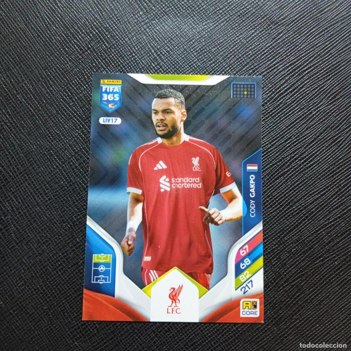 Cromos de f&uacute;tbol: GAPKO LIVERPOOL ADRENALYN 2025 2026 FIFA 365 CROMO FUTBOL 25 26 - (MD2002-1) PG9