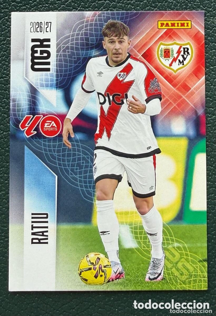 Cromos de f&uacute;tbol: 292 RATIU RAYO VALLECANO FICHAS ALBUM MEGACRACKS 2026 2027 MGK 26 27