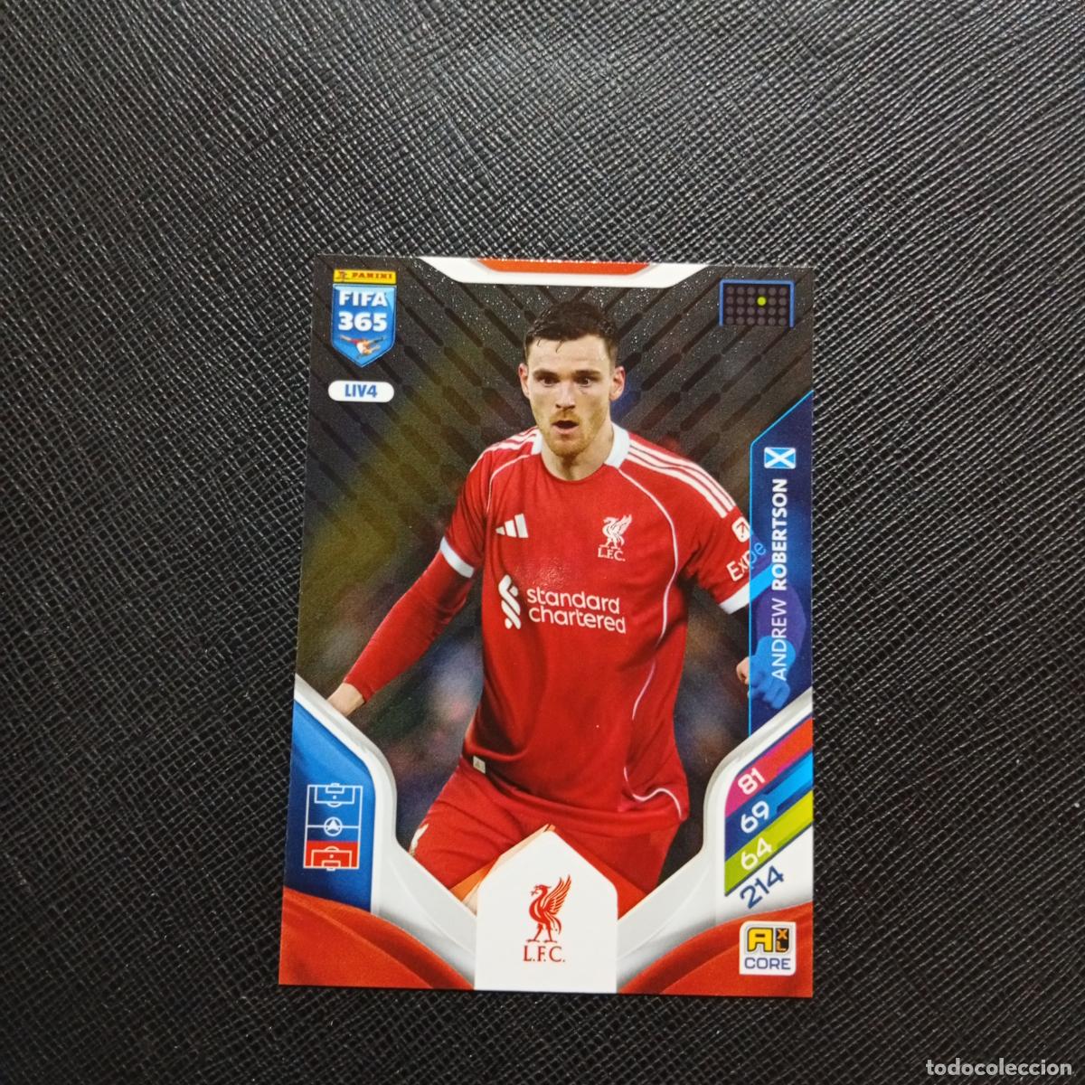 Cromos de f&uacute;tbol: ROBERTSON LIVERPOOL ADRENALYN 2025 2026 FIFA 365 CROMO FUTBOL 25 26 - (MD2002-1) PG9