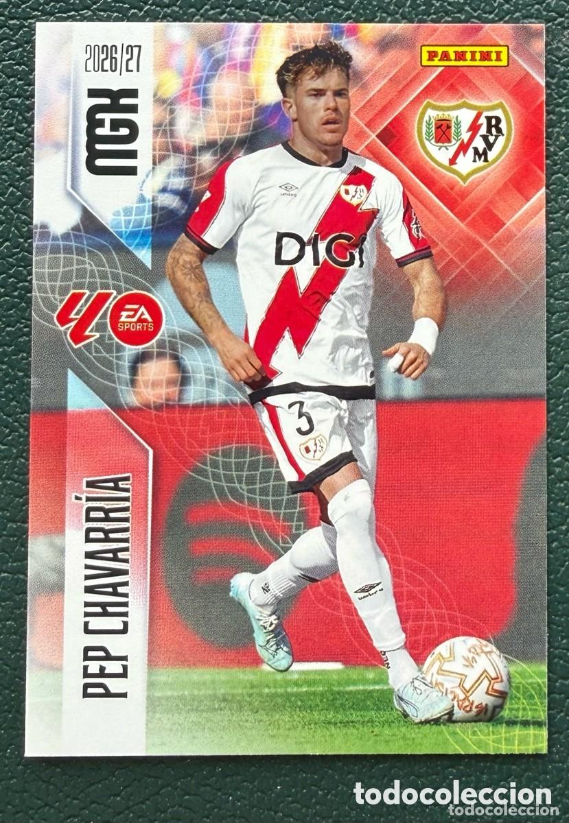 Cromos de f&uacute;tbol: 297 PEP CHAVARRIA RAYO VALLECANO FICHAS ALBUM MEGACRACKS 2026 2027 MGK 26 27