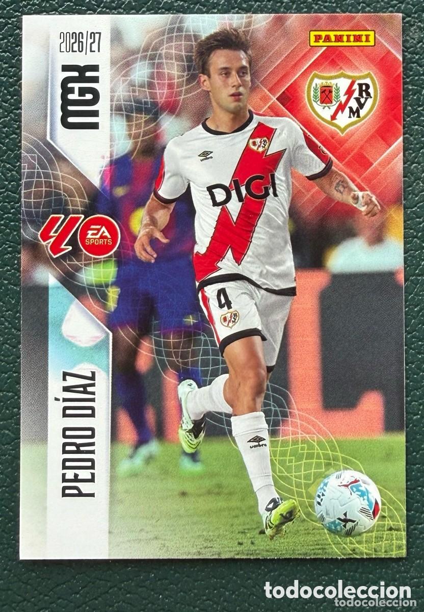 Cromos de f&uacute;tbol: 298 PEDRO DIAZ RAYO VALLECANO FICHAS ALBUM MEGACRACKS 2026 2027 MGK 26 27