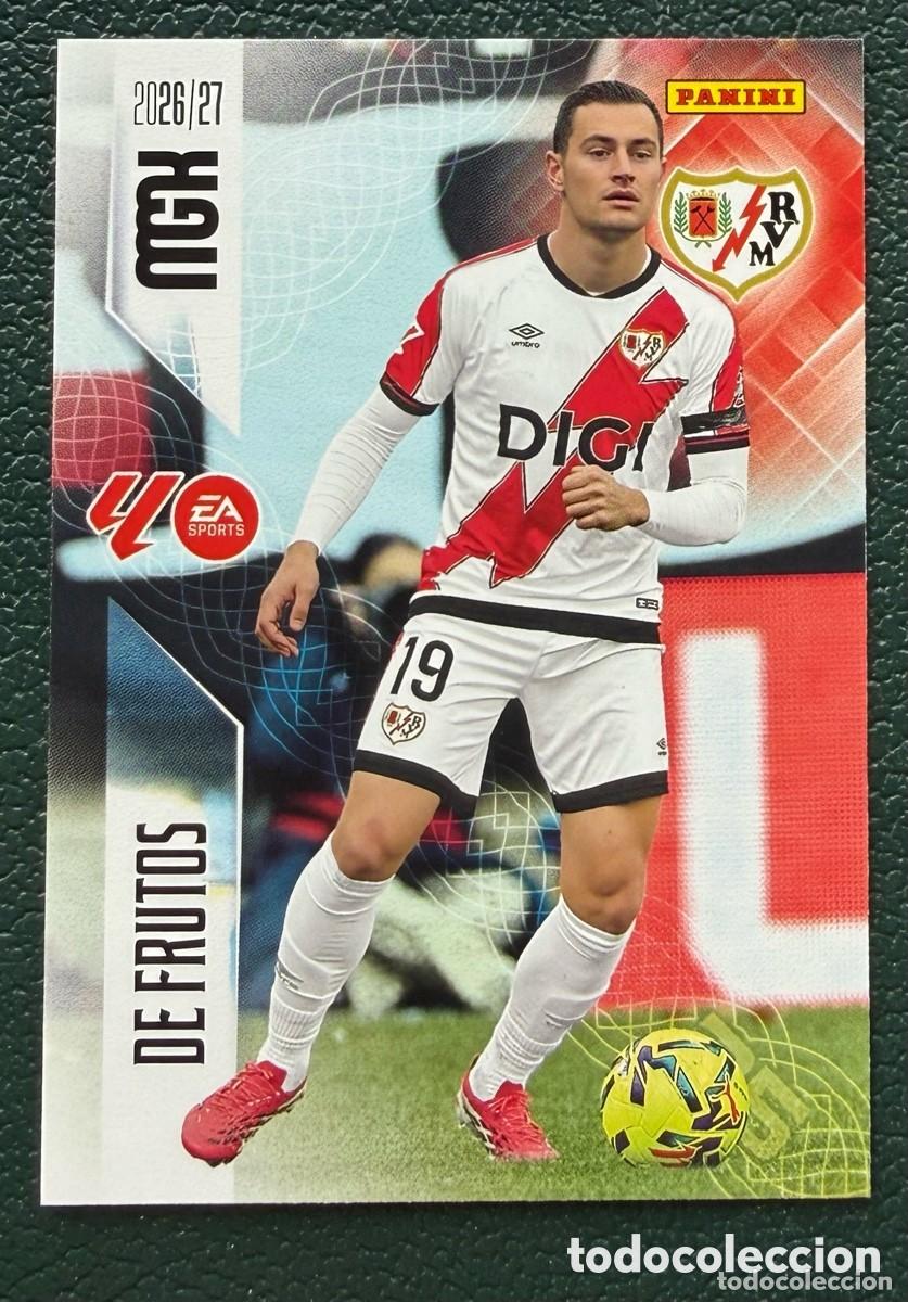 Cromos de f&uacute;tbol: 304 DE FRUTOS RAYO VALLECANO FICHAS ALBUM MEGACRACKS 2026 2027 MGK 26 27