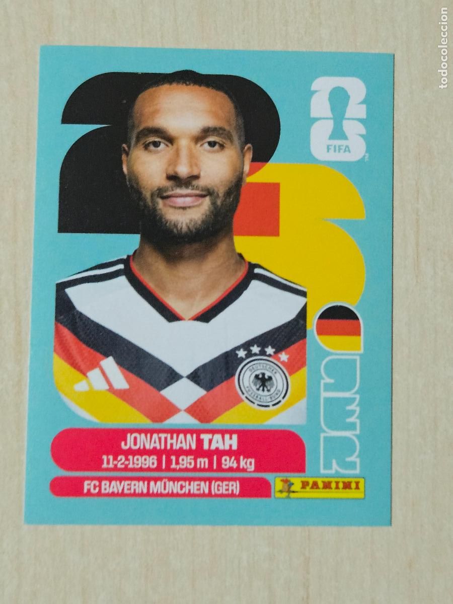 Football Stickers: CROMO GER3 GER 3 JONATHAN TAH ALEMANIA - MUNDIAL FIFA WORLD CUP 2026 STICKER PANINI SIN PEGAR