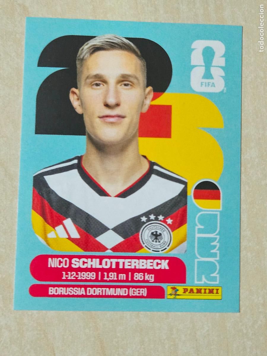 Football Stickers: CROMO GER5 GER 5 SCHLOTTERBECK ALEMANIA - MUNDIAL FIFA WORLD CUP 2026 STICKER PANINI SIN PEGAR