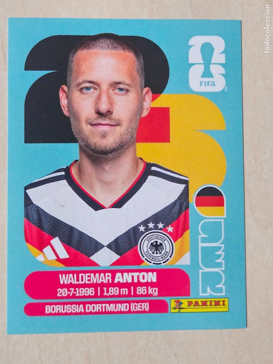 Football Stickers: CROMO GER7 GER 7 WALDEMAR ANTON ALEMANIA - MUNDIAL FIFA WORLD CUP 2026 STICKER PANINI SIN PEGAR
