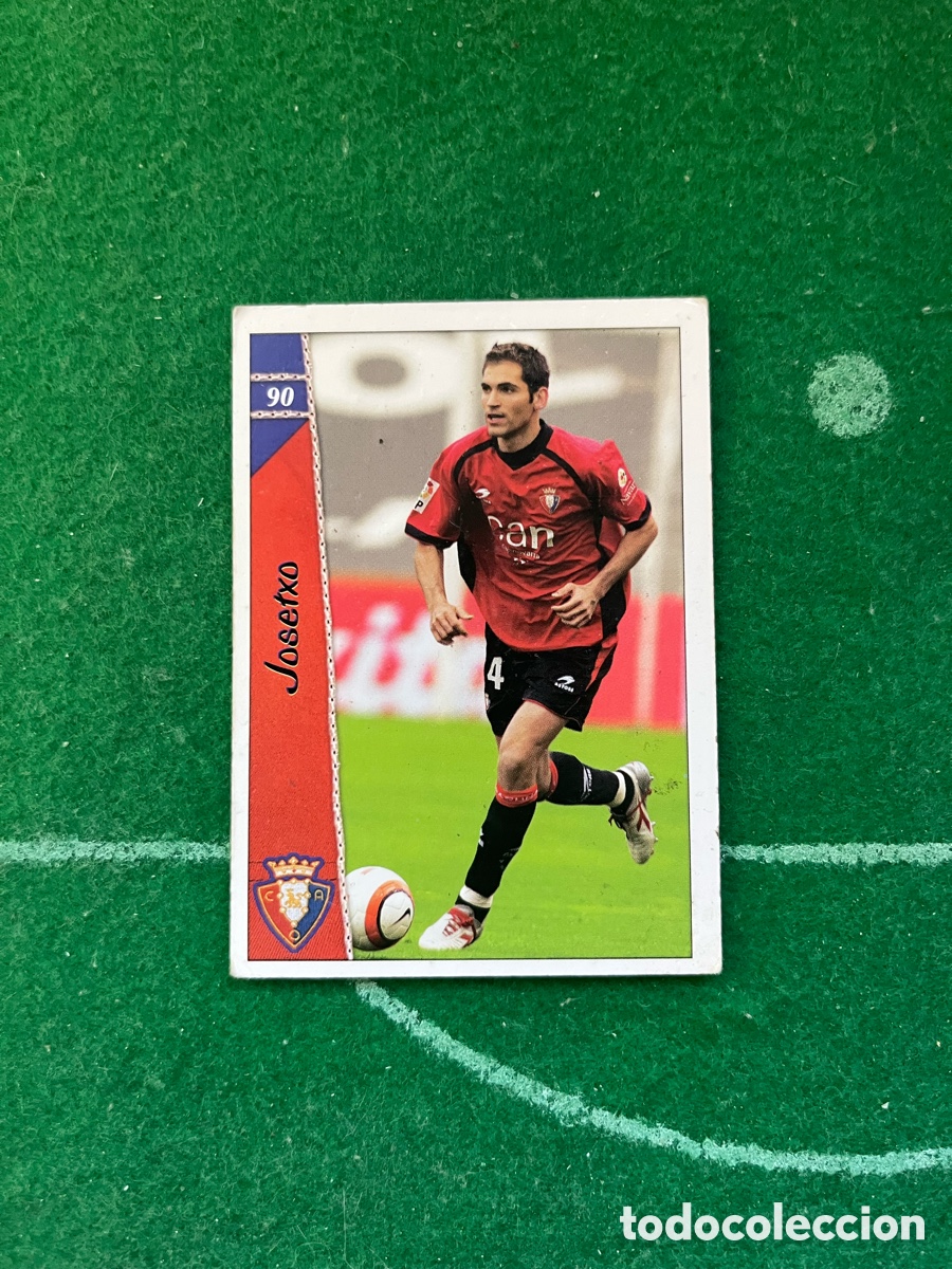 Cartes &agrave; collectionner de Football: 90 JOSETXO OSASUNA LAS FICHAS DE LA LIGA 2006 2007 MUNDICROMO