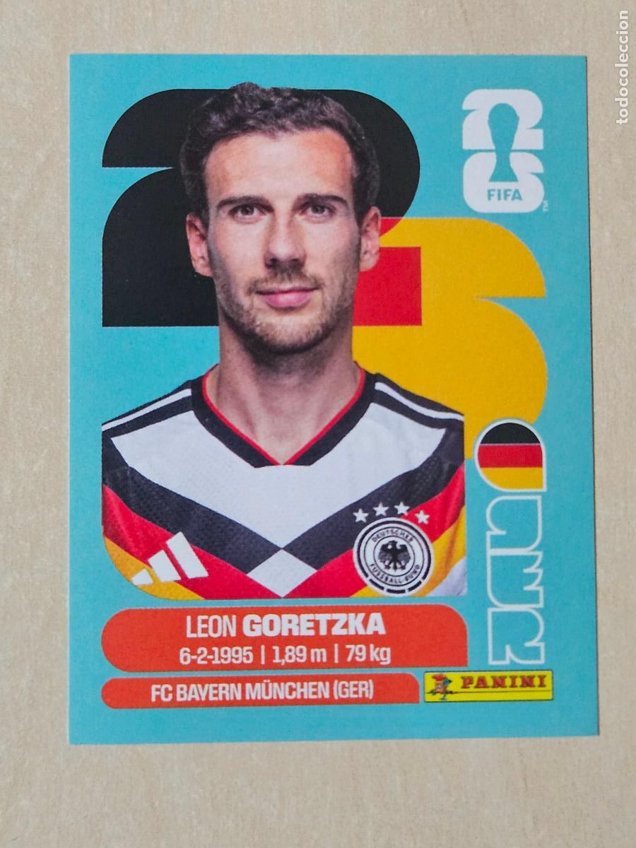 Football Stickers: CROMO GER14 GER 14 GORETZKA ALEMANIA - MUNDIAL FIFA WORLD CUP 2026 STICKER PANINI SIN PEGAR