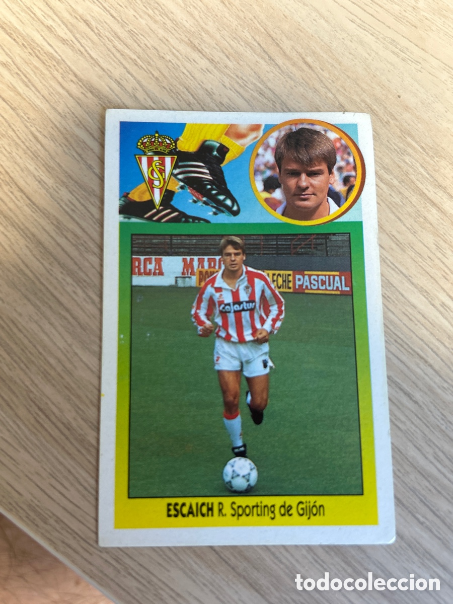 Cromos de f&uacute;tbol: ESCAICH COLOCA SPORTING ADHESIVO LIGA ESTE 1993 1994 93 94 NUNCA PEGADO SIN PEGAR