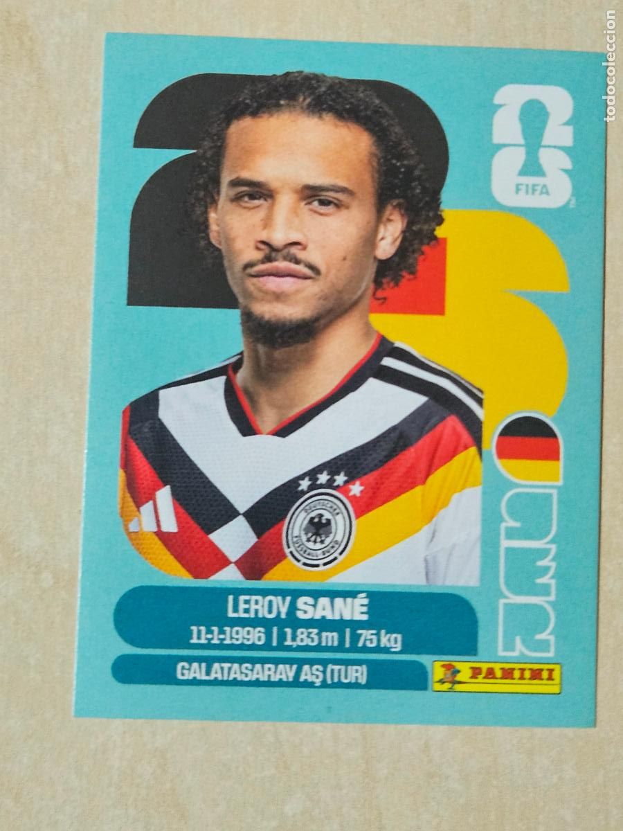 Cromos de f&uacute;tbol: CROMO GER18 GER 18 LEROY SANE ALEMANIA - MUNDIAL FIFA WORLD CUP 2026 STICKER PANINI SIN PEGAR