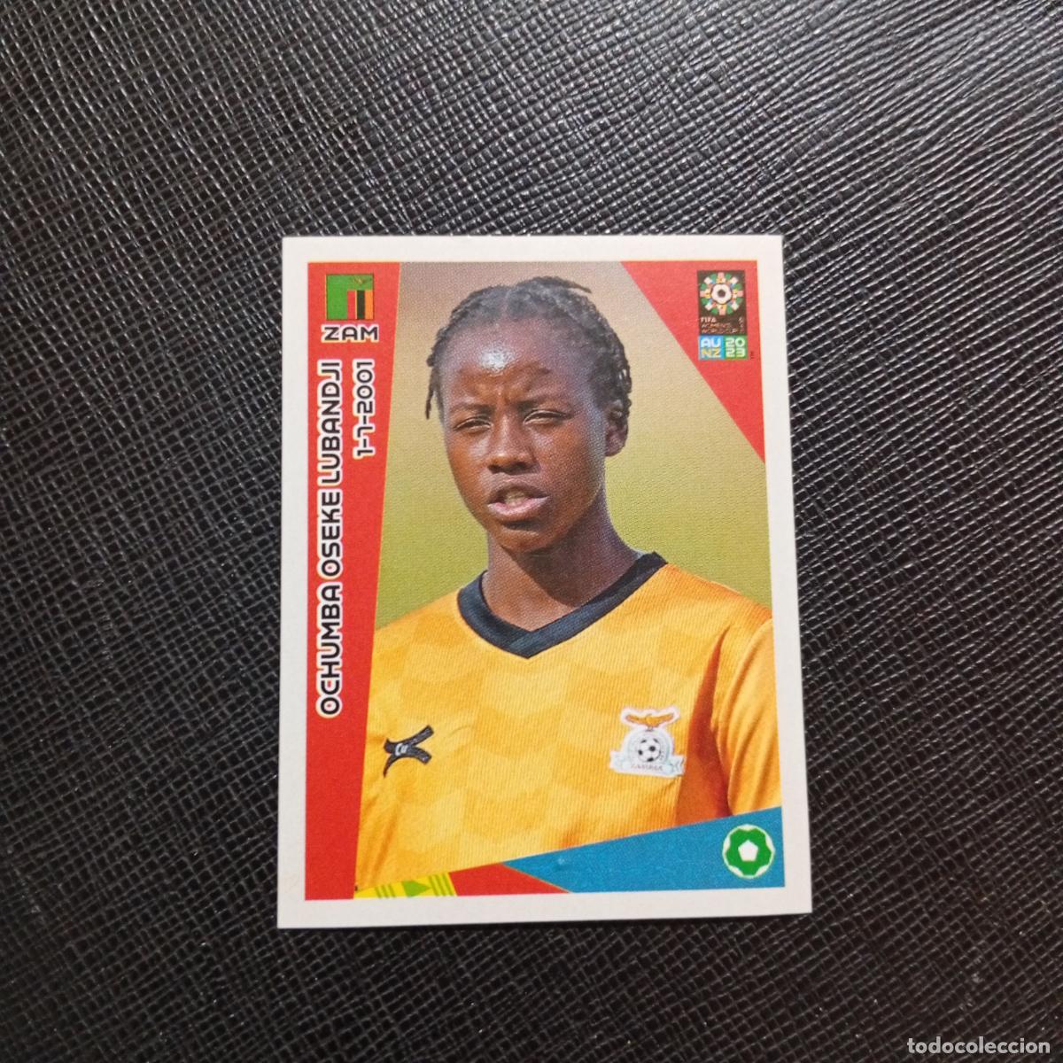 Cromos de f&uacute;tbol: 190 LIBANDJI ZAMBIA PANINI MUNDIAL AU NZ 2023 FEMENINO 23 CROMO FUTBOL - SIN PEGAR - A91 PG1